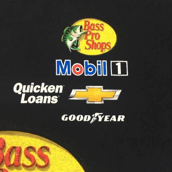 Tony Stewart #14 Nascar 2012 Uniform T Shirt Men’s Size L Mobil Bass Pro Shops - Picture 3 of 14